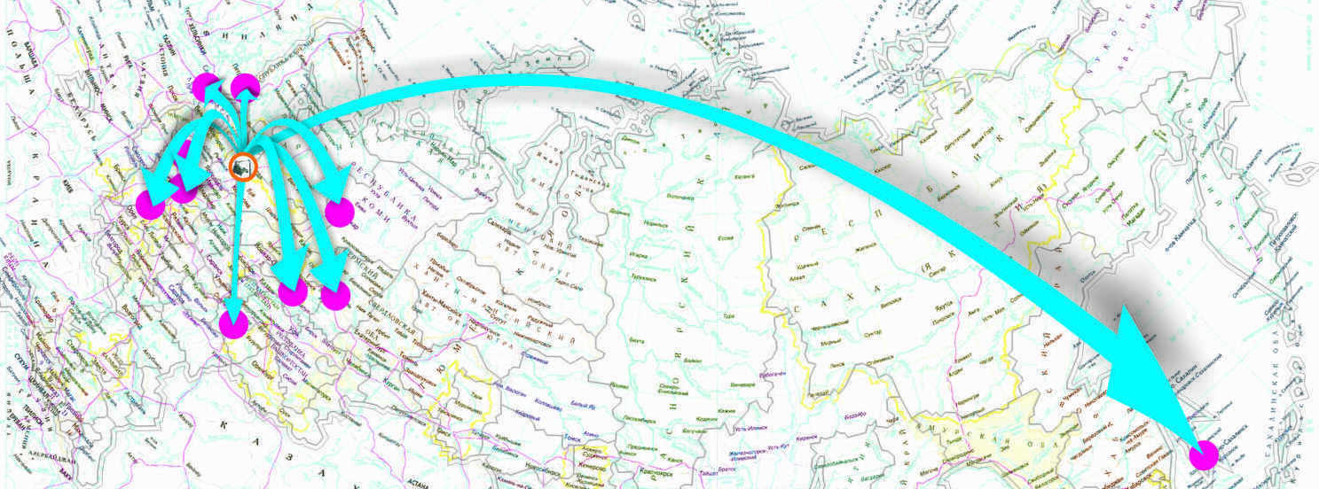 От Калининграда до Сахалина!